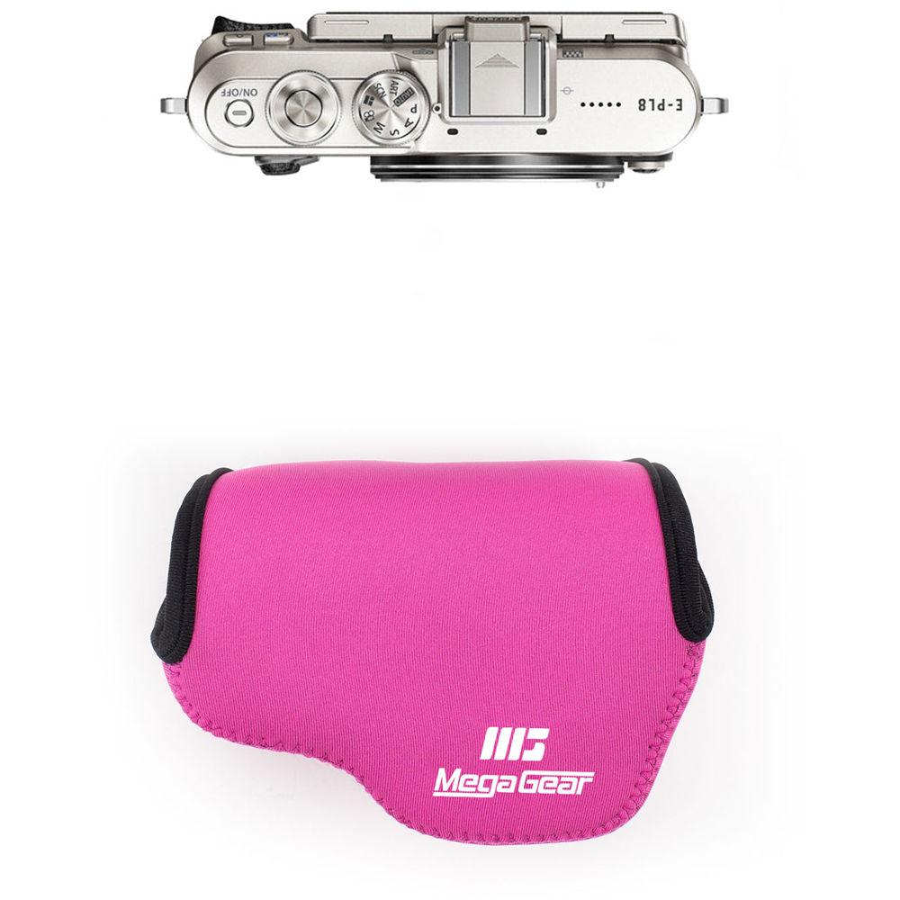 MegaGear MG1020 Ultra Light Neoprene Case with Carabiner for Olympus PEN E-PL8