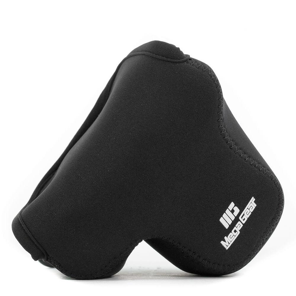 MegaGear Ultra-Light Neoprene Camera Case with Carabiner for Canon EOS M100 with 15-45mm