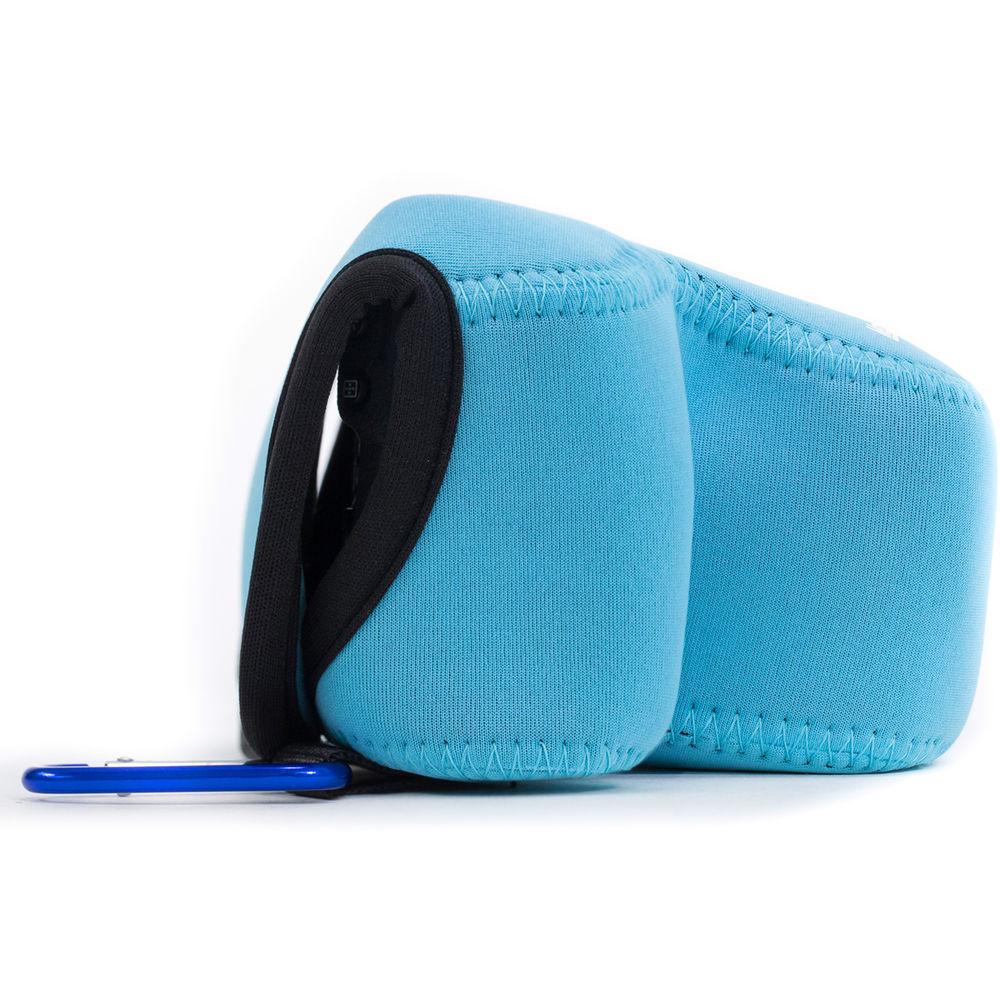 MegaGear Ultra-Light Neoprene Camera Case with Carabiner for Canon EOS M100 with 15-45mm