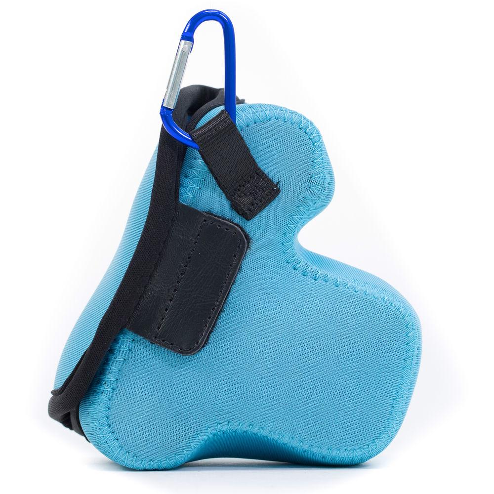 MegaGear Ultra-Light Neoprene Camera Case with Carabiner for Canon EOS M100 with 15-45mm