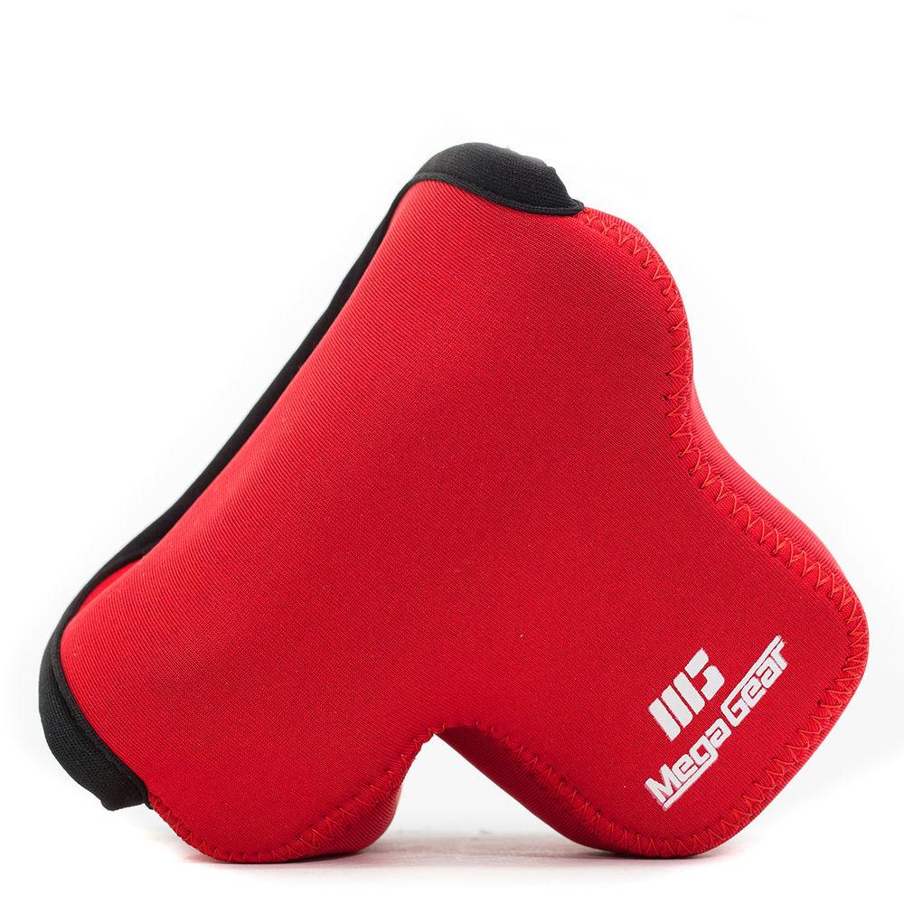 MegaGear Ultra-Light Neoprene Camera Case with Carabiner for Canon EOS M100 with 15-45mm