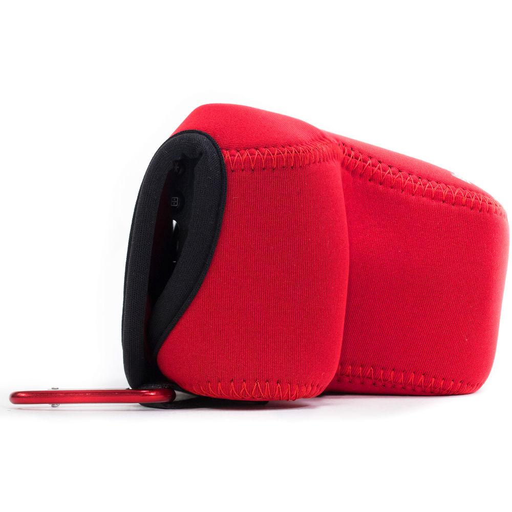 MegaGear Ultra-Light Neoprene Camera Case with Carabiner for Canon EOS M100 with 15-45mm