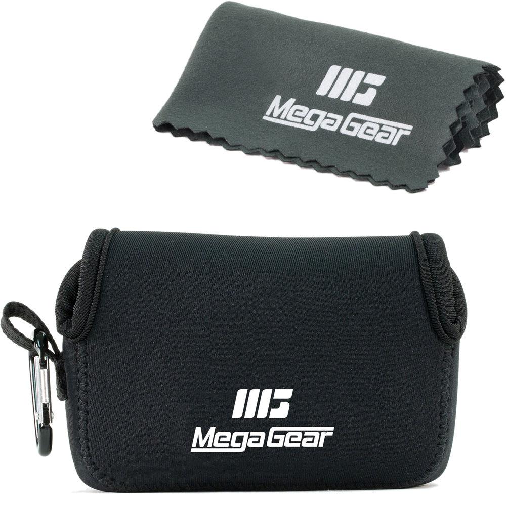 MegaGear Ultra-Light Neoprene Camera Case with Carabiner for Panasonic LUMIX DMC-LX10K