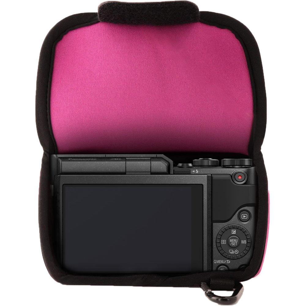 MegaGear Ultra-Light Neoprene Case for Panasonic Lumix DC-GX850, DC-GF9, DMC-GF8, or DMC-GF7 with 12-32mm