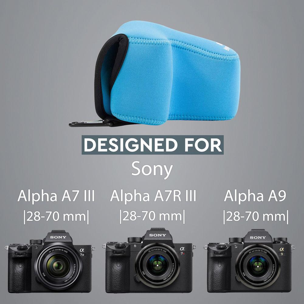 MegaGear Ultra Light Neoprene Case for Sony Alpha a7 III with 28-70mm Lens