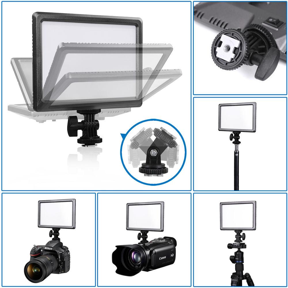 Nanguang LuxPad22H Bi-Color Slim High-Output LED Panel with Battery & Charger