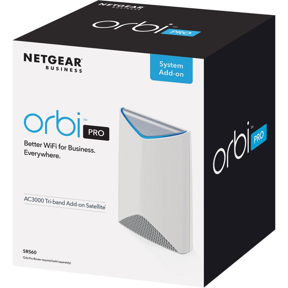 Netgear Orbi Pro AC3000 Wireless Tri-Band Gigabit Add-On Satellite Access Point