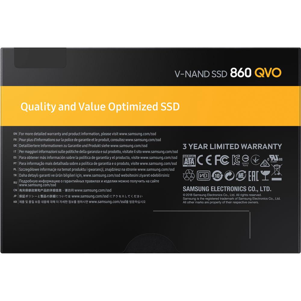 Samsung 4TB 860 QVO SATA III 2.5" Internal SSD