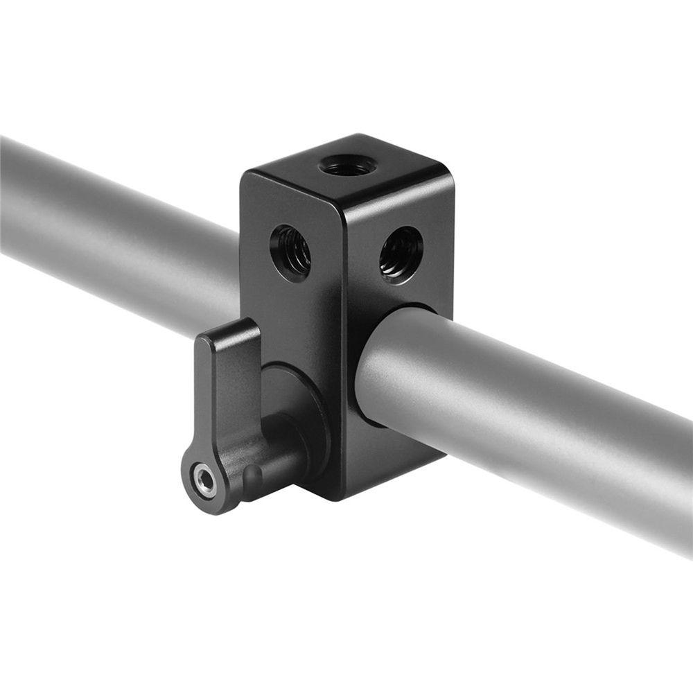 SmallRig Single 15mm Rod Clamp with Four 1 4"-20 Threads