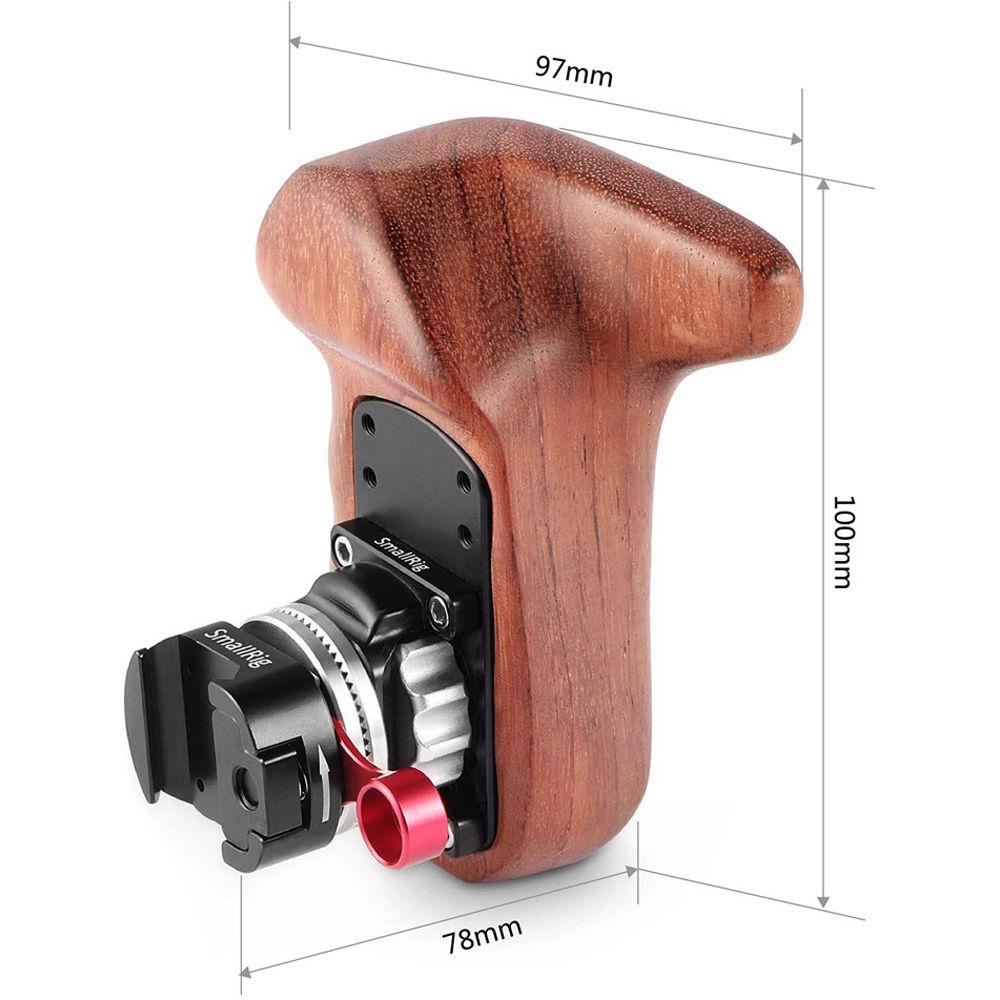 SmallRig Wooden Handgrip with NATO Clamp