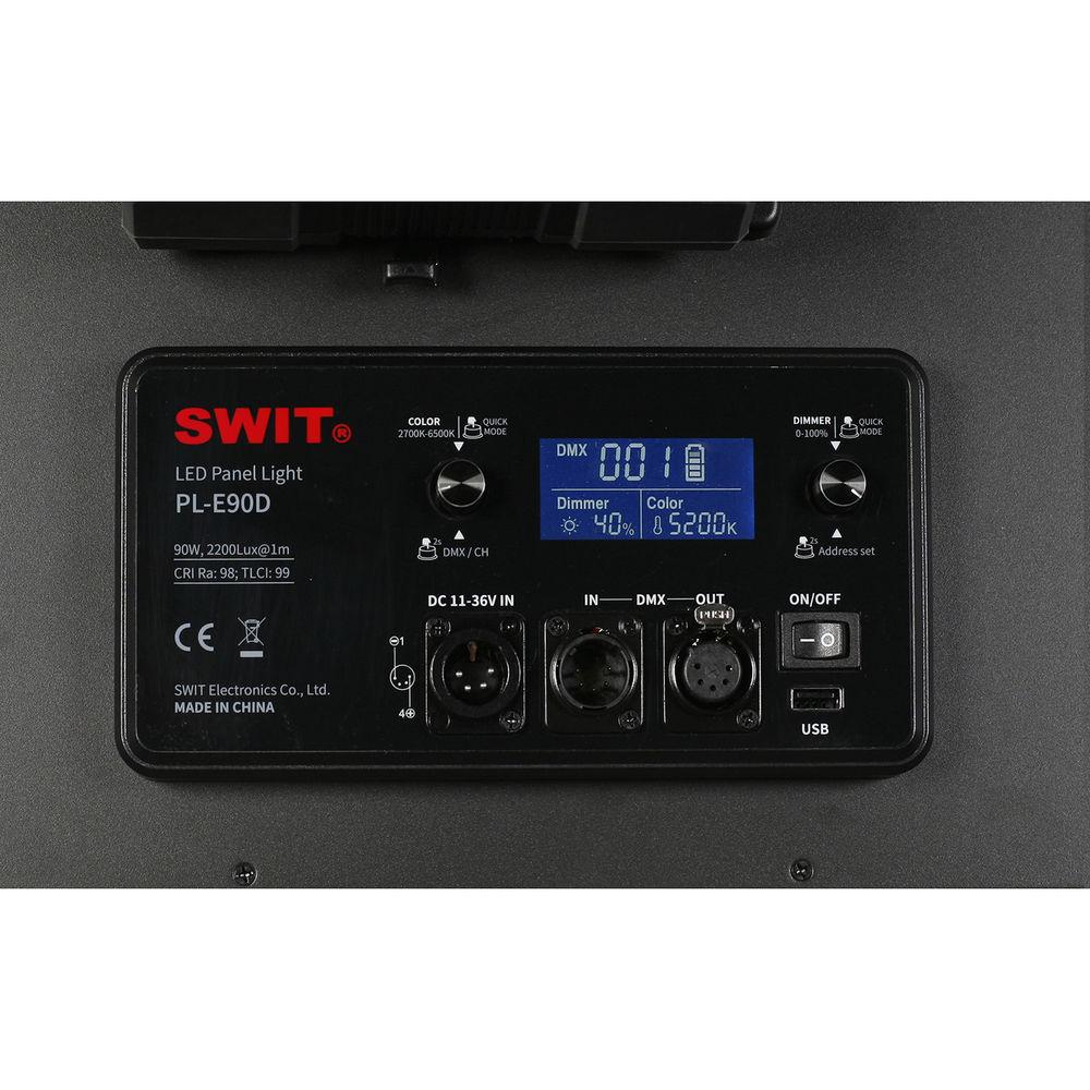 SWIT PL-E90DS Portable Bi-Color SMD DMX LED Panel