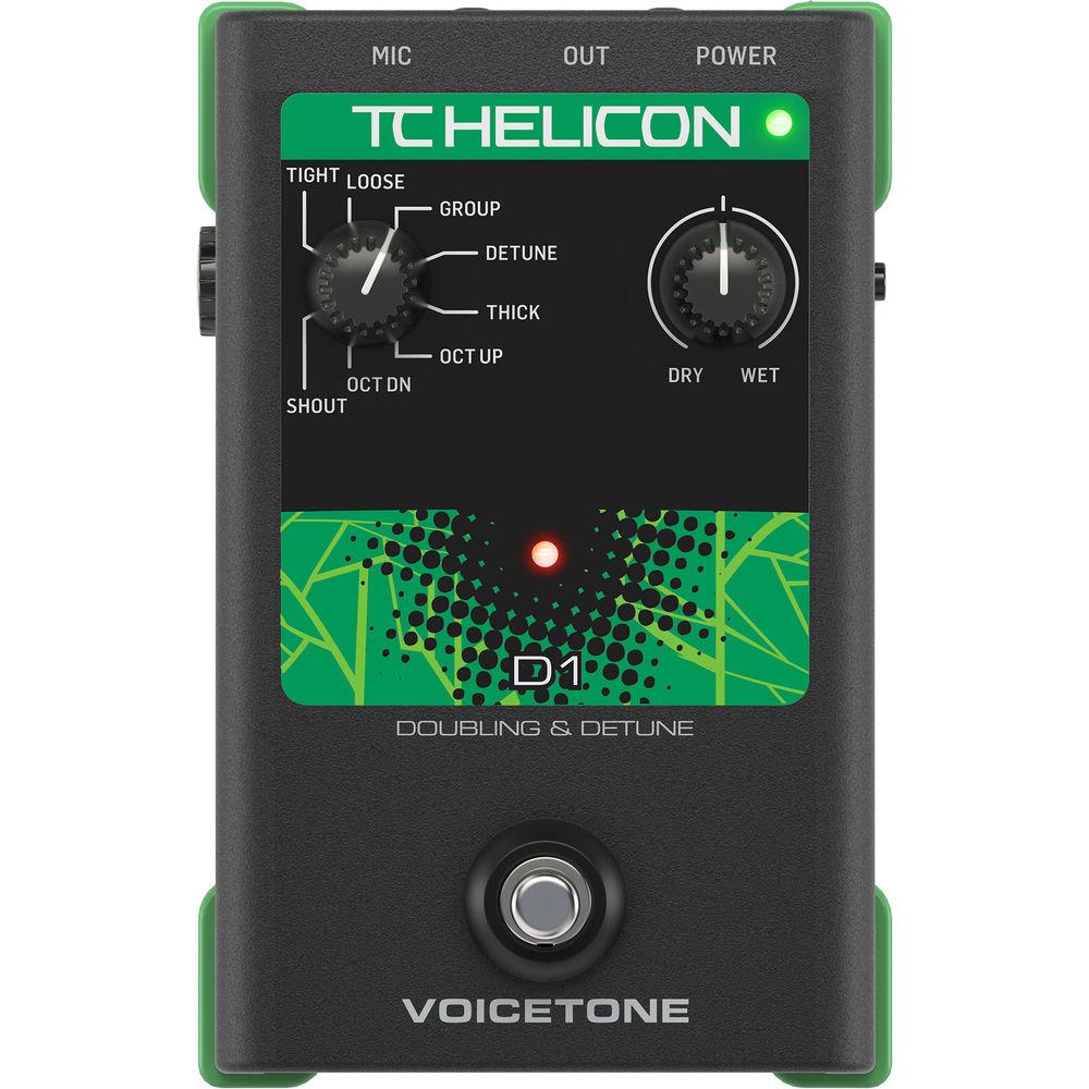 TC-Helicon VOICETONE D1 Stompbox for Vocal Doubling on Stage
