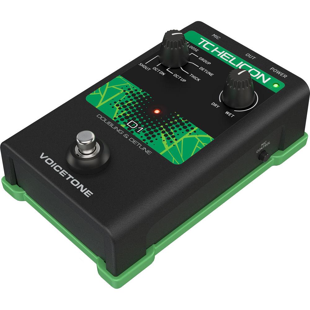 TC-Helicon VOICETONE D1 Stompbox for Vocal Doubling on Stage