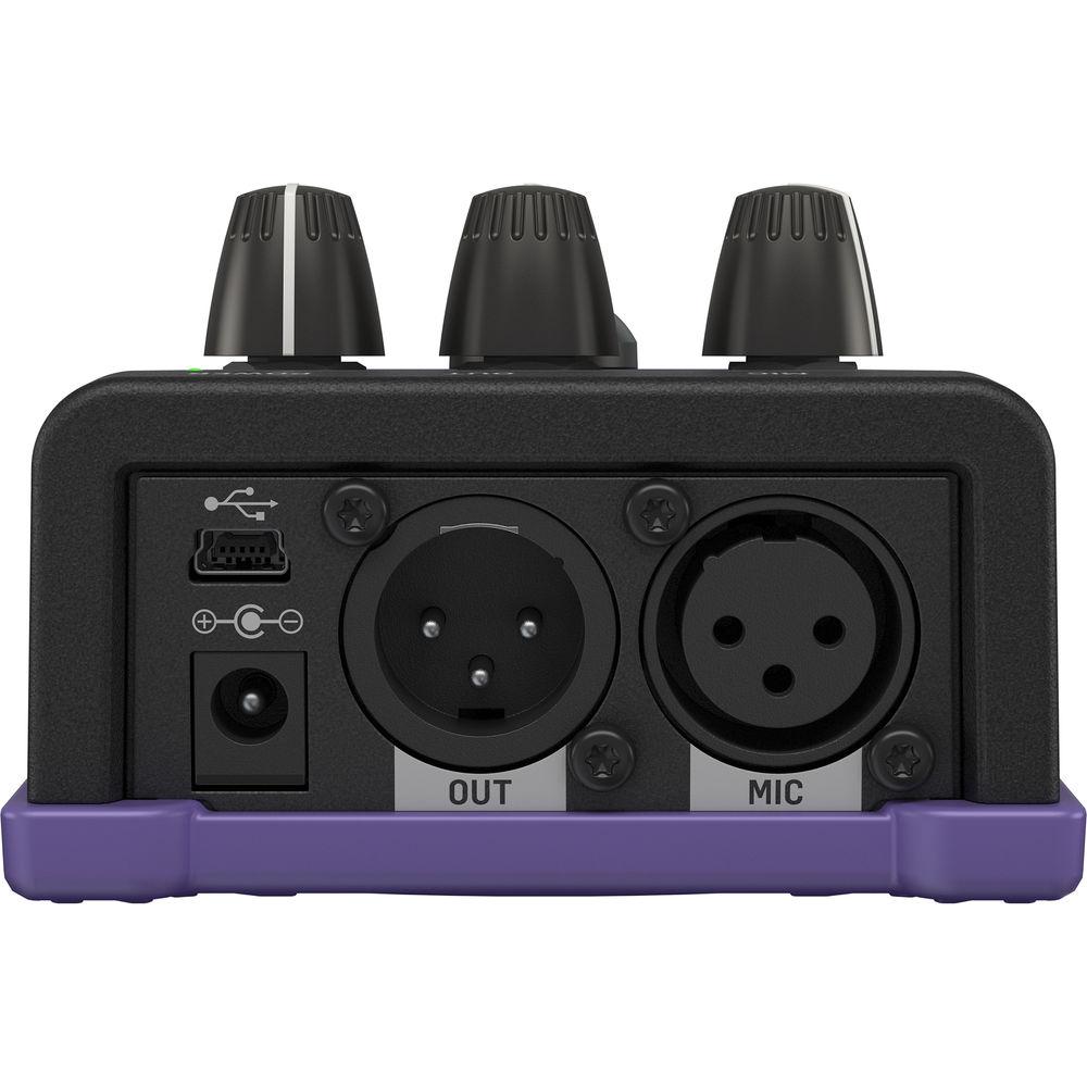 TC-Helicon VOICETONE X1 Megaphone and Distortion Pedal for Vocalists on Stage