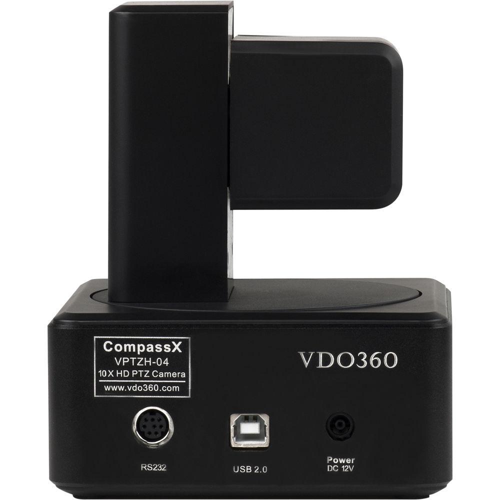 VDO360 VPTZH-04 CompassX HD PTZ USB Camera with 10x Optical Zoom