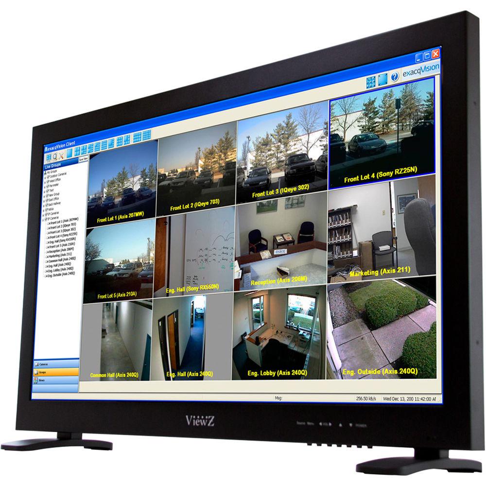 ViewZ 24" Hybrid HD 1080P LED Metal Monitor