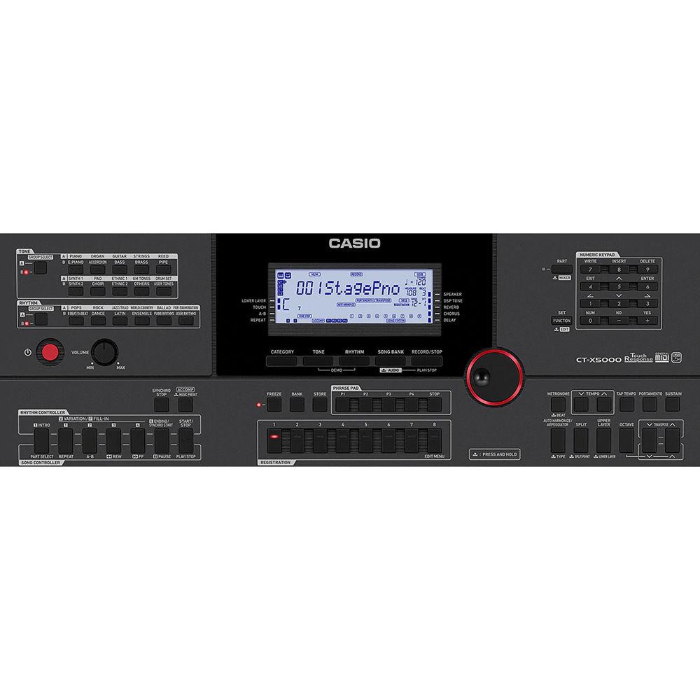 Casio CT-X5000 Keyboard with Editable Tones and Rhythms