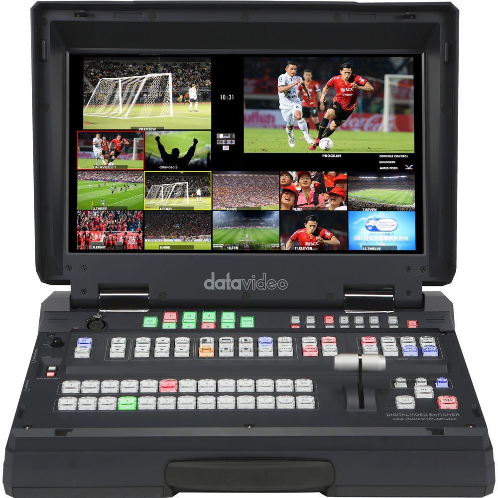 Datavideo 12-Input HD-SDI And HDMI Hand Carried Mobile Studio With Built-In 17.3"LCD Monitor & 8 Channel In