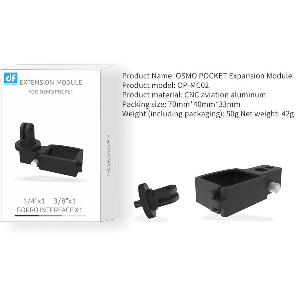 DigitalFoto Solution Limited Mounting Adapter Extension Module Ring For Osmo Pocket