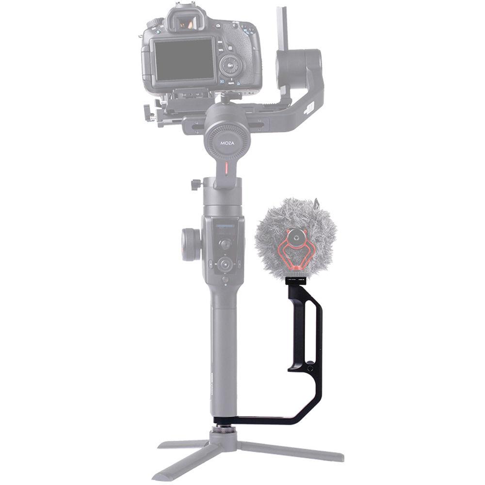 DigitalFoto Solution Limited Universal L Bracket Handle With Cold Shoe Mount For DJI Ronin-S Crane 2 Feiyu AK2000,4000 MOZA Air 2 Single Handle Gimbal