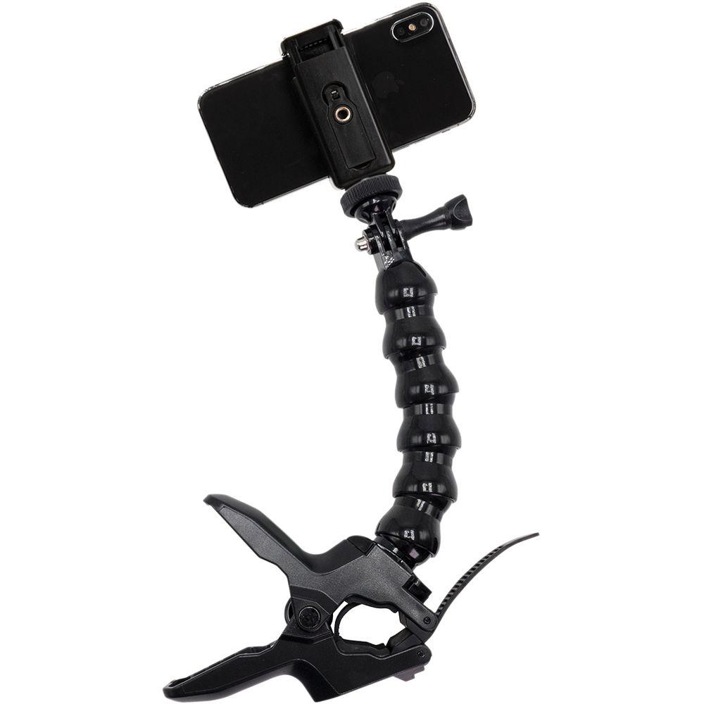 Dot Line Clamp with Flex Arm and Phone Mount
