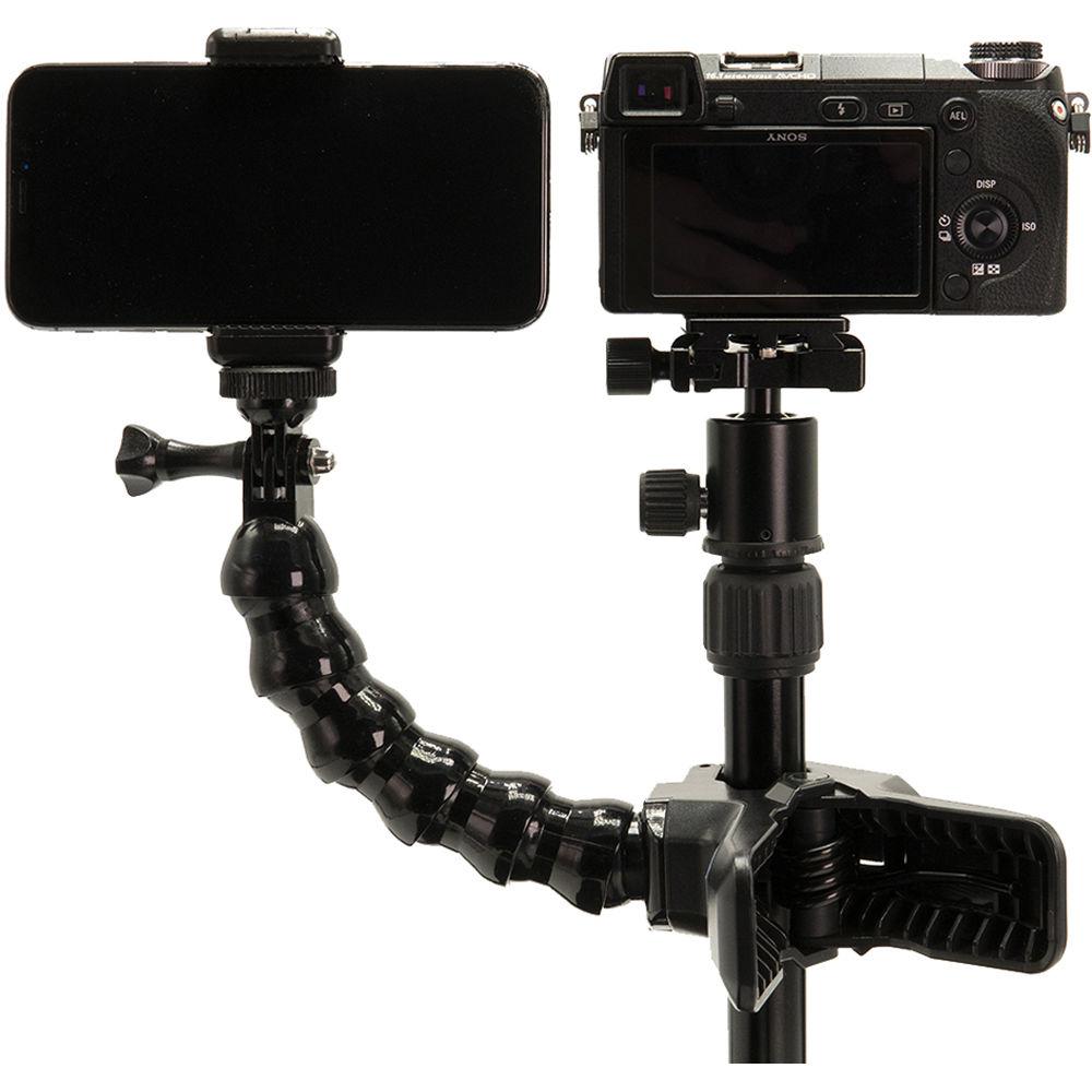 Dot Line Clamp with Flex Arm and Phone Mount