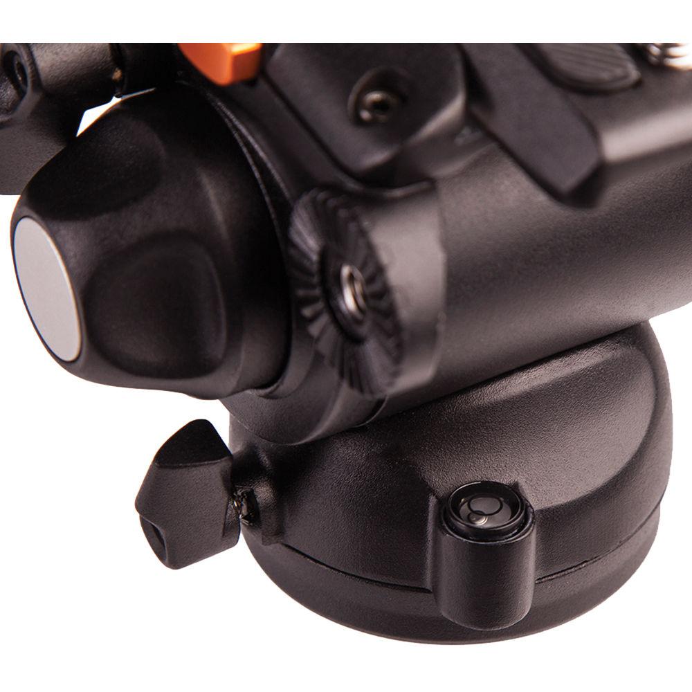 E-Image Studio Tripod with Geared Center Column and Fluid Head Kit