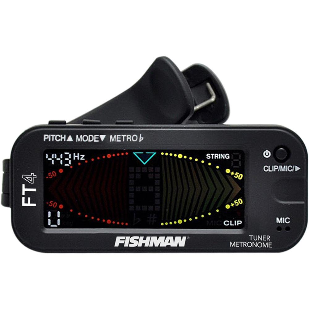 Fishman FT-4 Digital Headstock Tuner and Metronome with Color Display