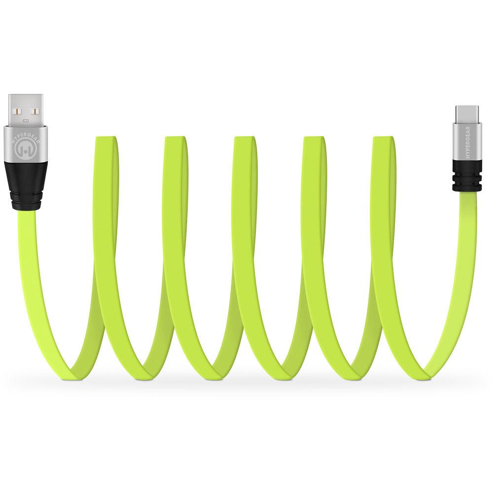 HyperGear Flexi USB 2.0 Type-A to USB Type-C Charge & Sync Flat USB Cable