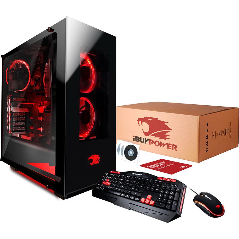 iBUYPOWER Ryzen 5 2600 8GB 1TB 120GB SSD GTX1060 Windows 10 Home