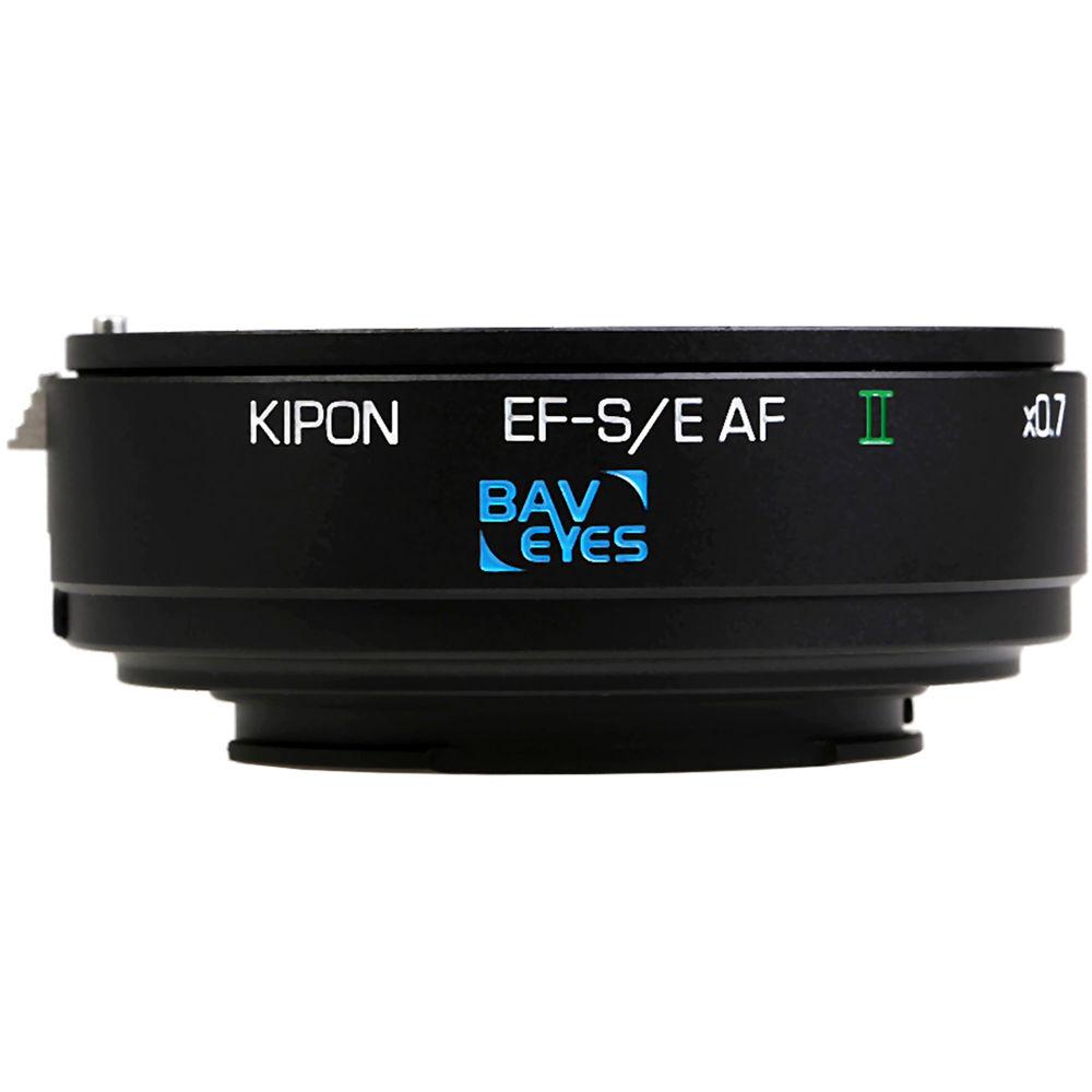 KIPON Baveyes 0.7x Autofocus Lens Mount Adapter for Canon EF-Mount Lens to Sony-E Mount Camera