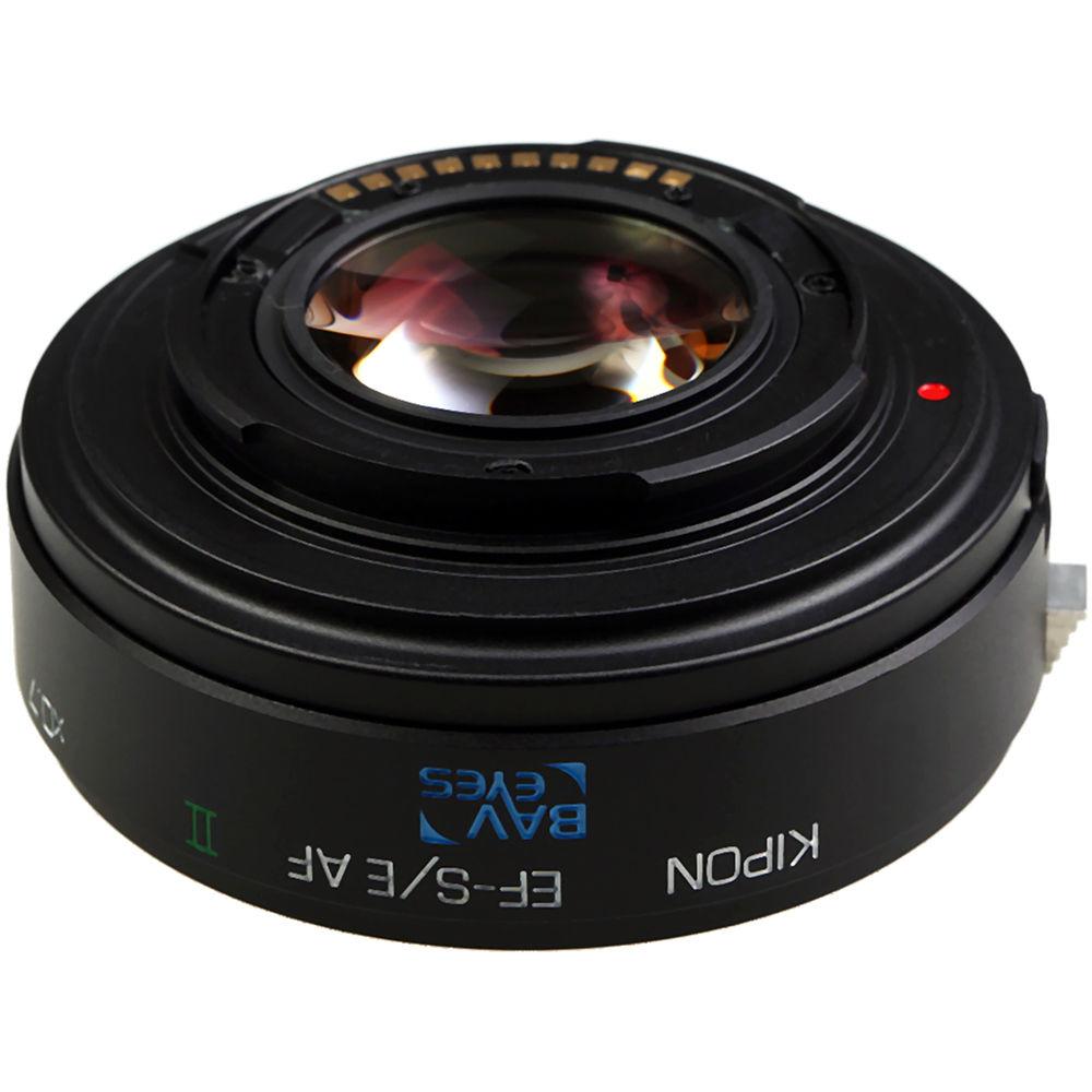 KIPON Baveyes 0.7x Autofocus Lens Mount Adapter for Canon EF-Mount Lens to Sony-E Mount Camera