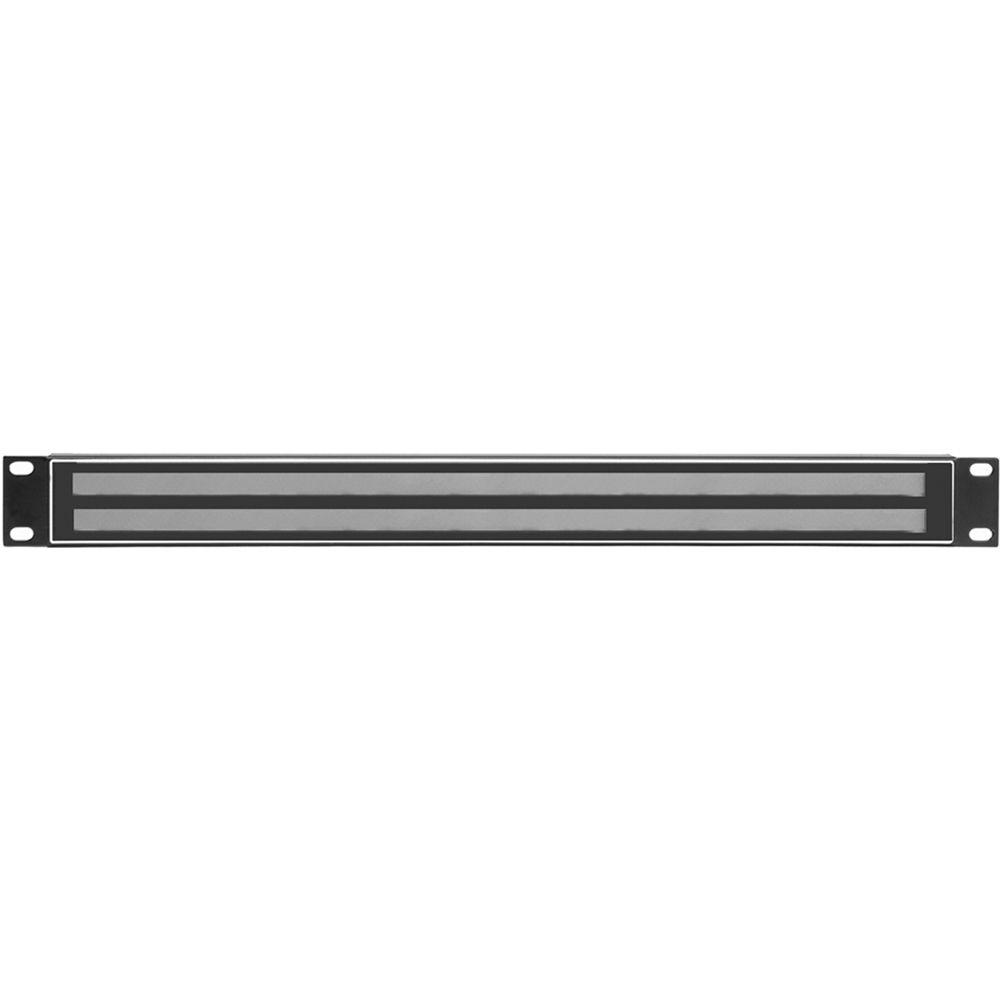 Lowell Manufacturing Identification Rack Panel with PocketID-1U