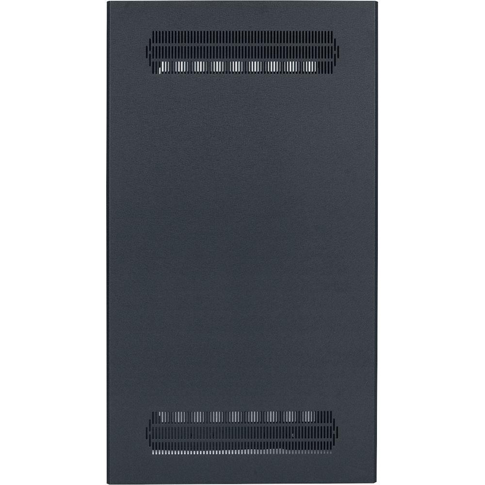 Lowell Manufacturing Rack-Enclosed-24U, 27" Deep, 1-Pair Adustabl Rails, Less Rear Door