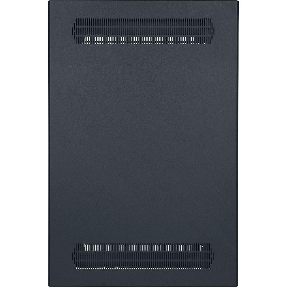 Lowell Manufacturing Rack-Enclosed-24U, 32" Deep, 2-Pair Adustable Rails, Less Rear Door