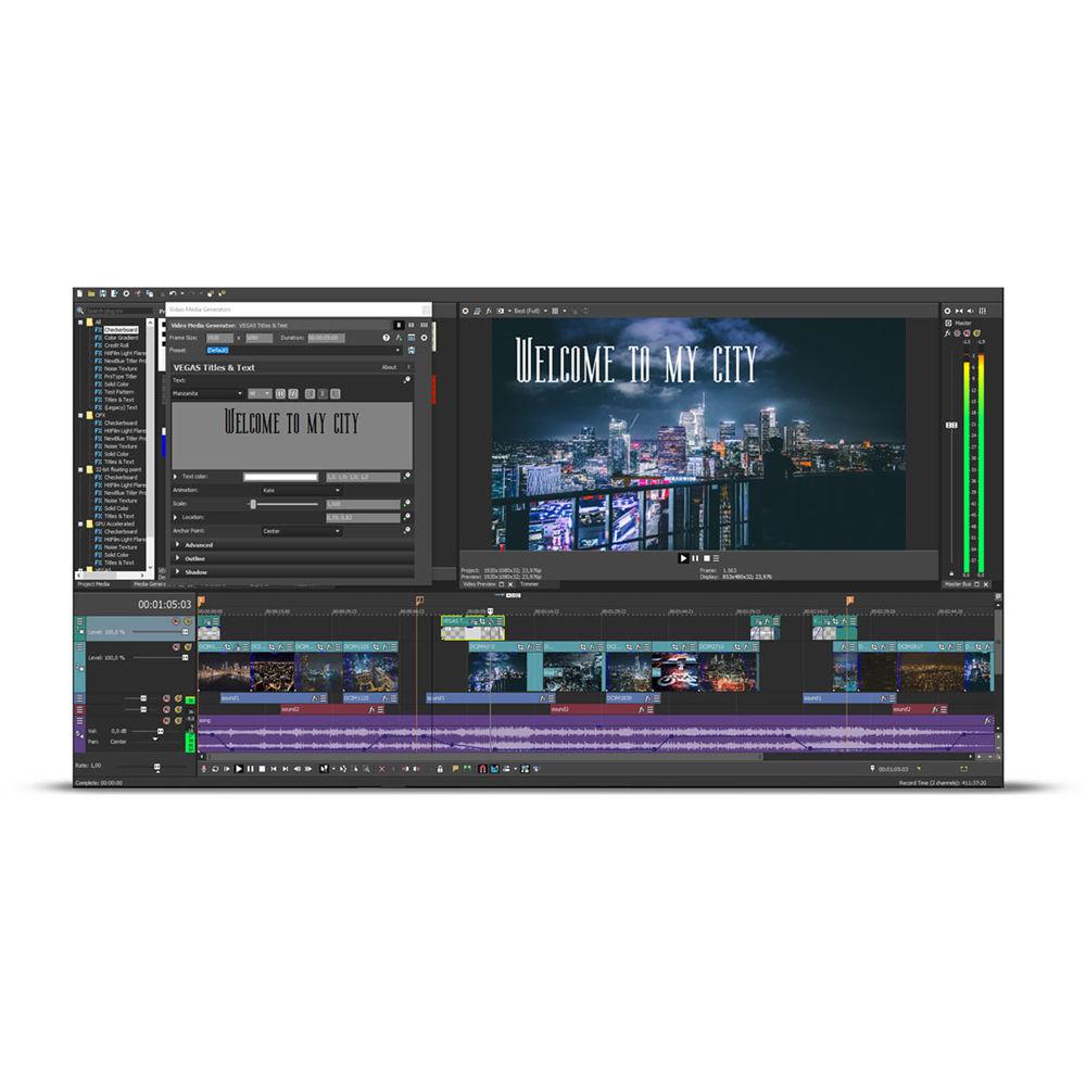 MAGIX Entertainment VEGAS Pro 15