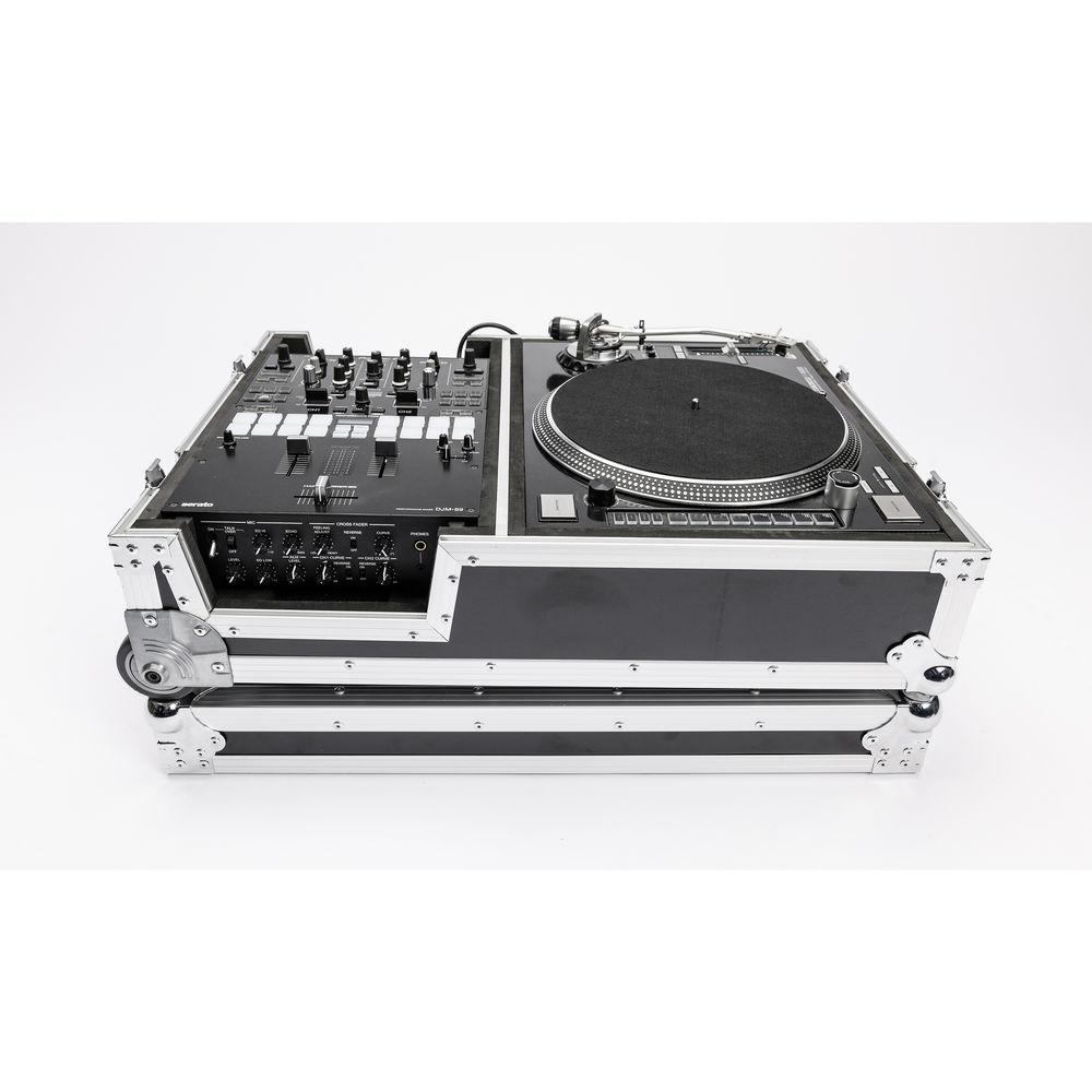 Magma Bags Scratch Suitcase Heavy-Duty Road Case for Turntable and 10" Battle Mixer