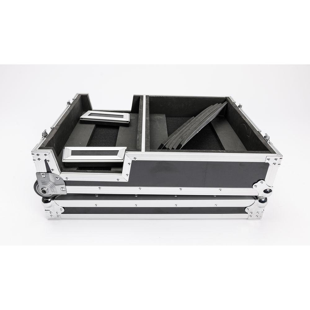 Magma Bags Scratch Suitcase Heavy-Duty Road Case for Turntable and 10" Battle Mixer