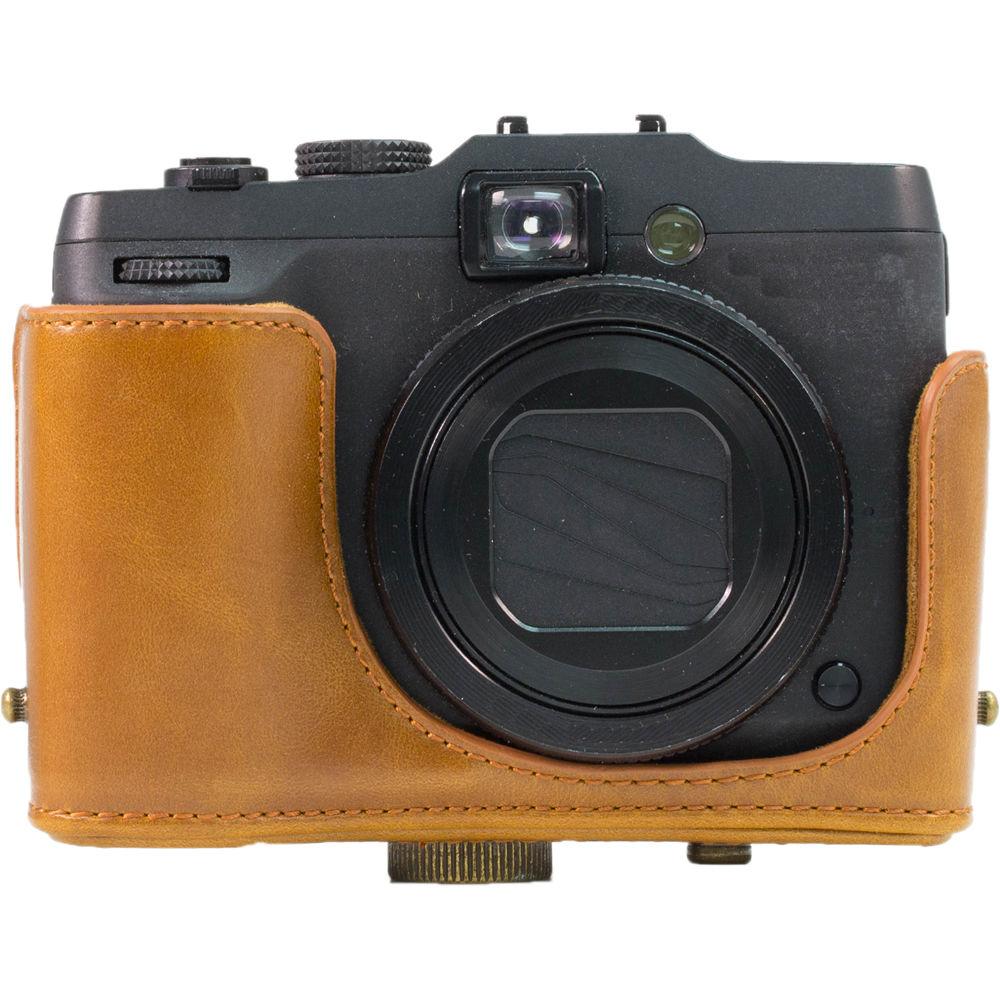 MegaGear Ever Ready Leather Camera Case and Strap for Nikon COOLPIX P7700 or P7800