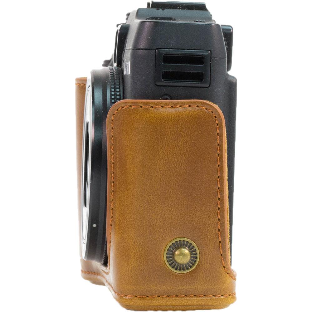 MegaGear Ever Ready Leather Camera Case and Strap for Nikon COOLPIX P7700 or P7800