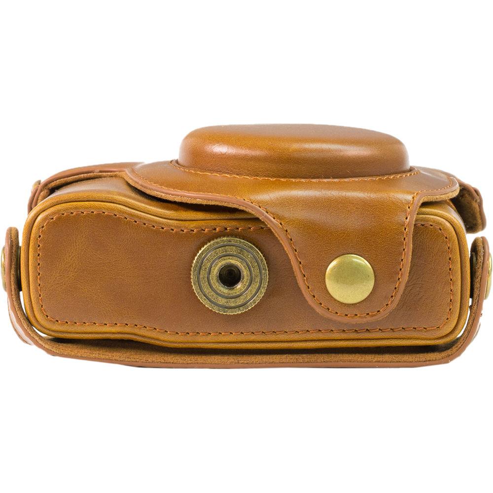 MegaGear Ever Ready Leather Camera Case and Strap for Nikon COOLPIX P7700 or P7800
