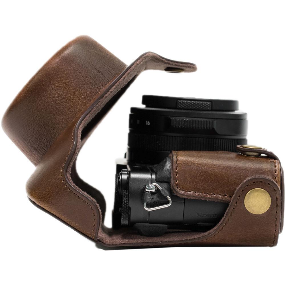 MegaGear PU Leather Camera Case for Panasonic Lumix DMC-LX100