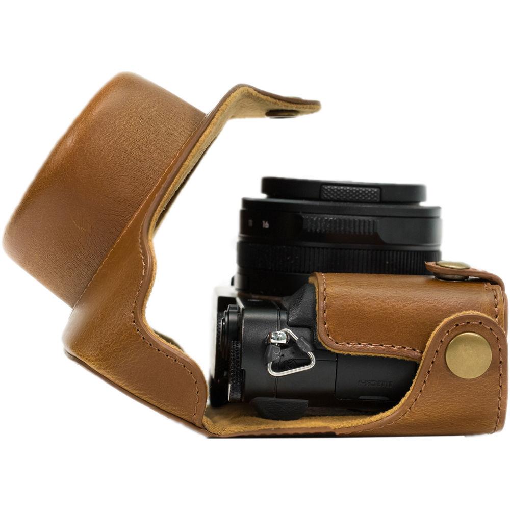 MegaGear PU Leather Camera Case for Panasonic Lumix DMC-LX100