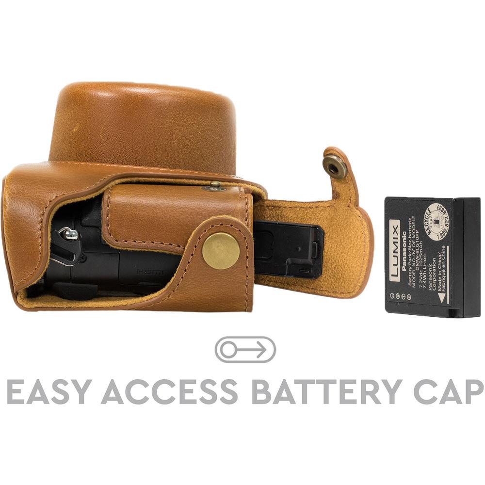 MegaGear PU Leather Camera Case for Panasonic Lumix DMC-LX100