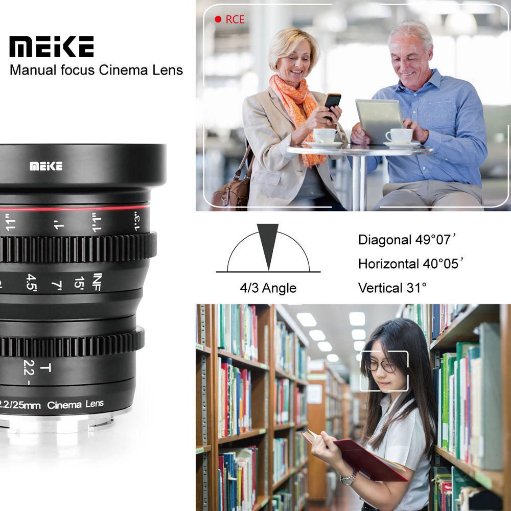 Meike 25mm T2.2 Manual Focus Cinema Lens