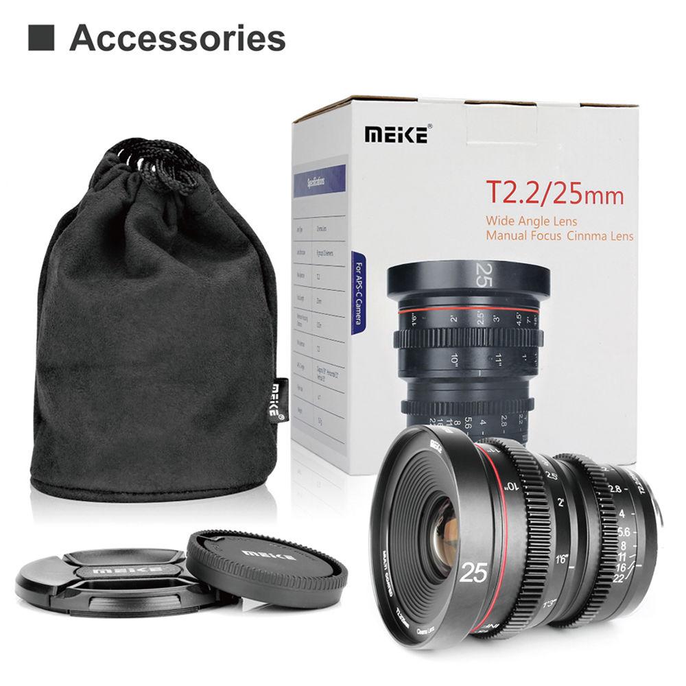 Meike 25mm T2.2 Manual Focus Cinema Lens