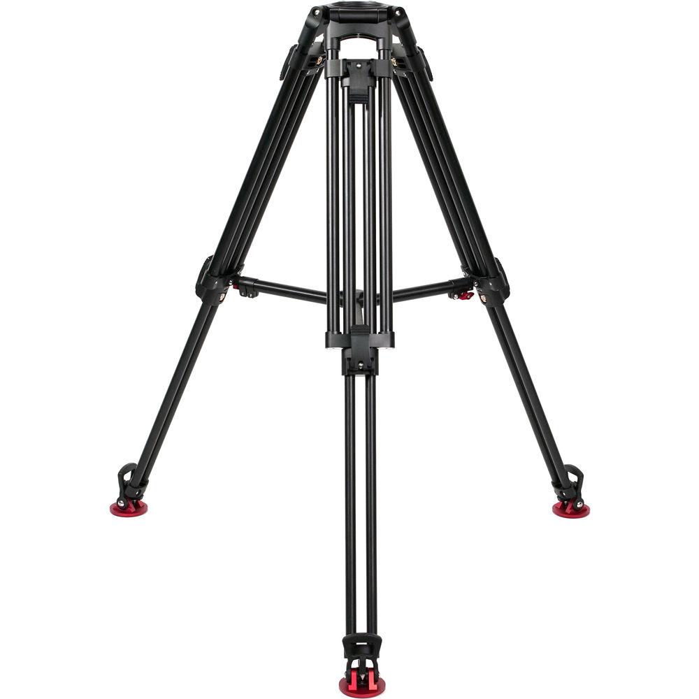 OZEN 100AL2 100mm Aluminum Tripod & Agile 15 Fluid Head System