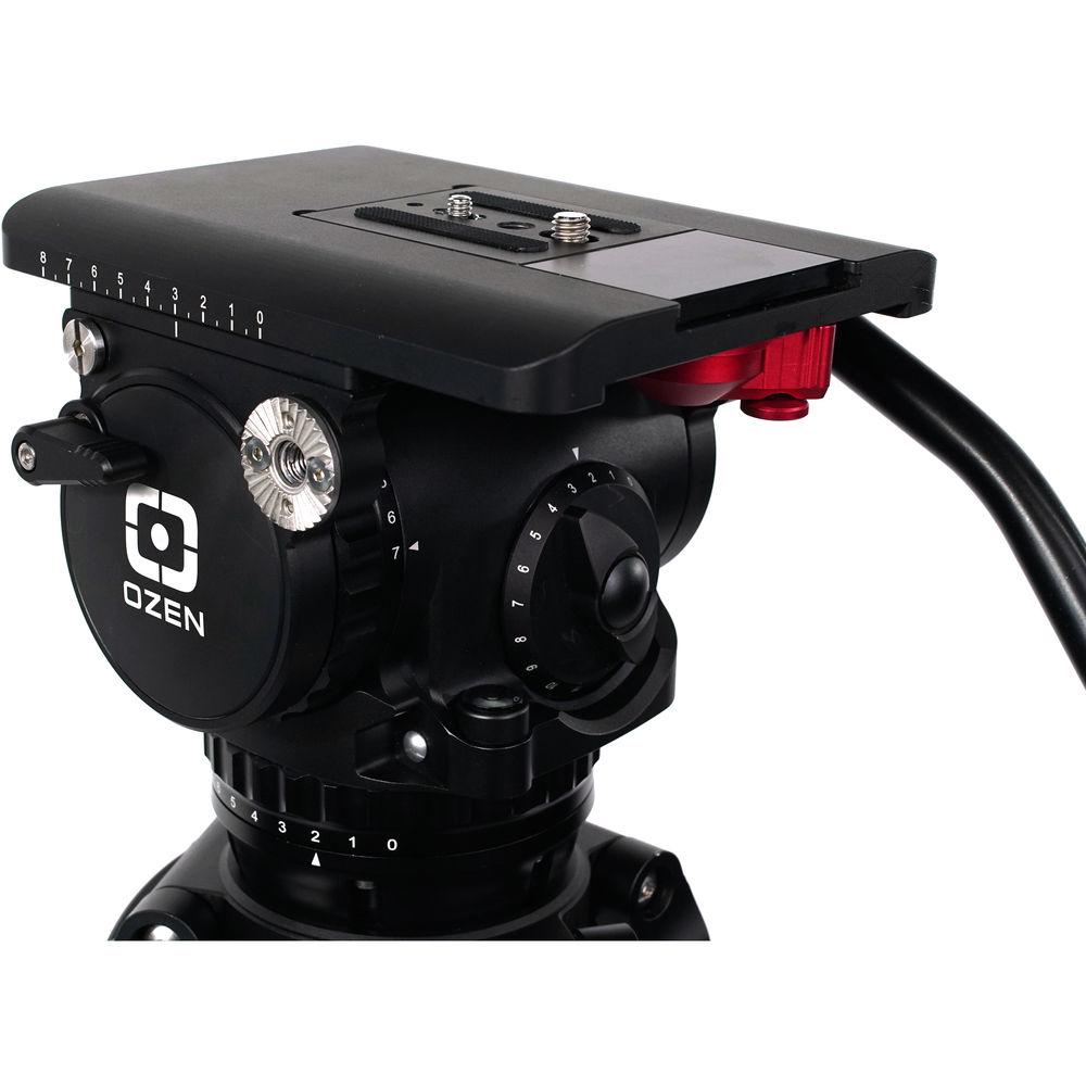 OZEN 100CF2HD 100mm Carbon Fiber Tripod & Agile 18 Fluid Head System