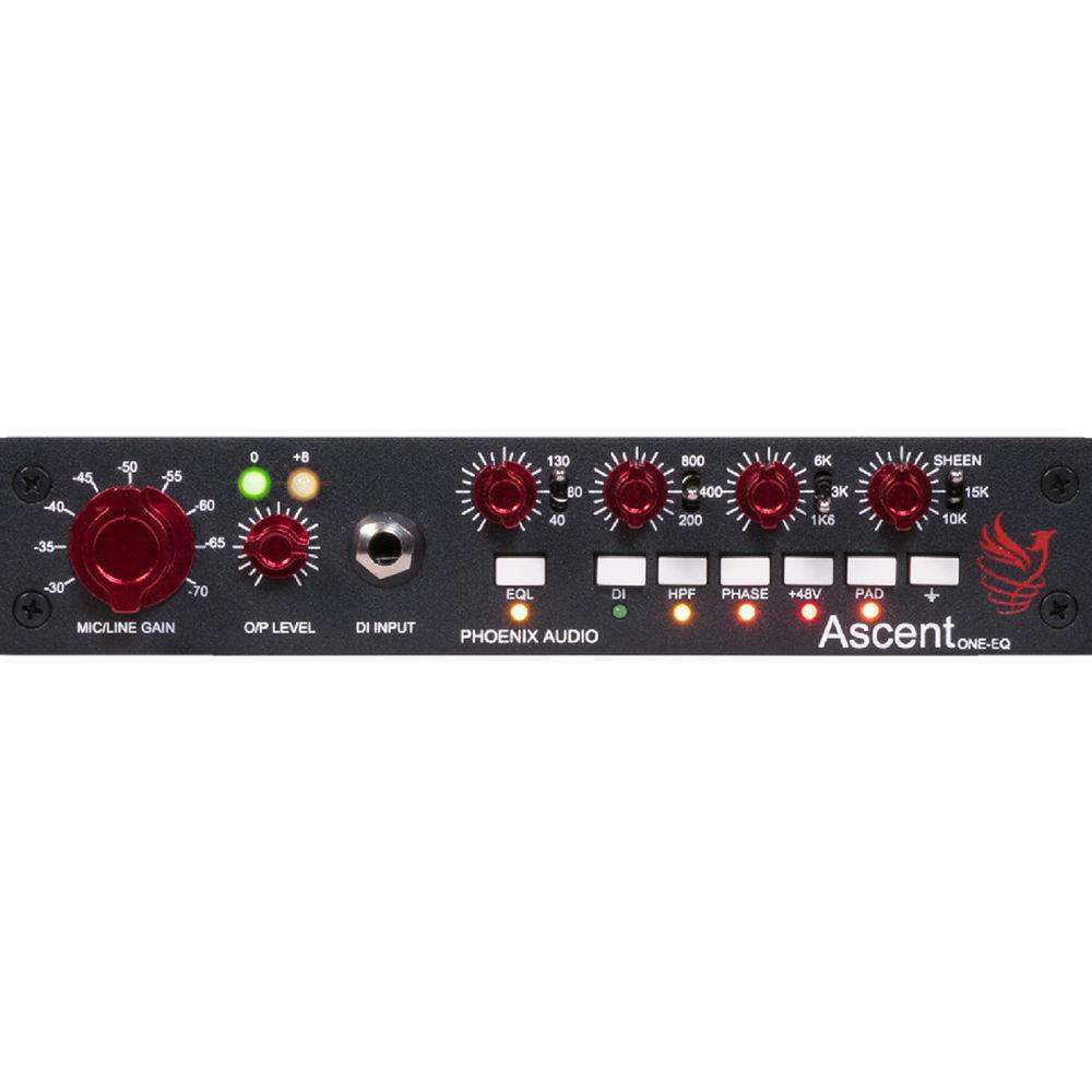 Phoenix Audio Ascent One EQ Class-A Mono Microphone Preamplifier DI