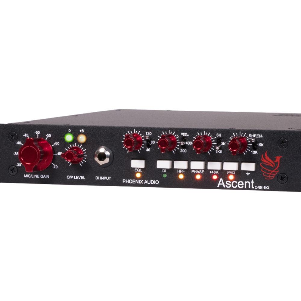 Phoenix Audio Ascent One EQ Class-A Mono Microphone Preamplifier DI